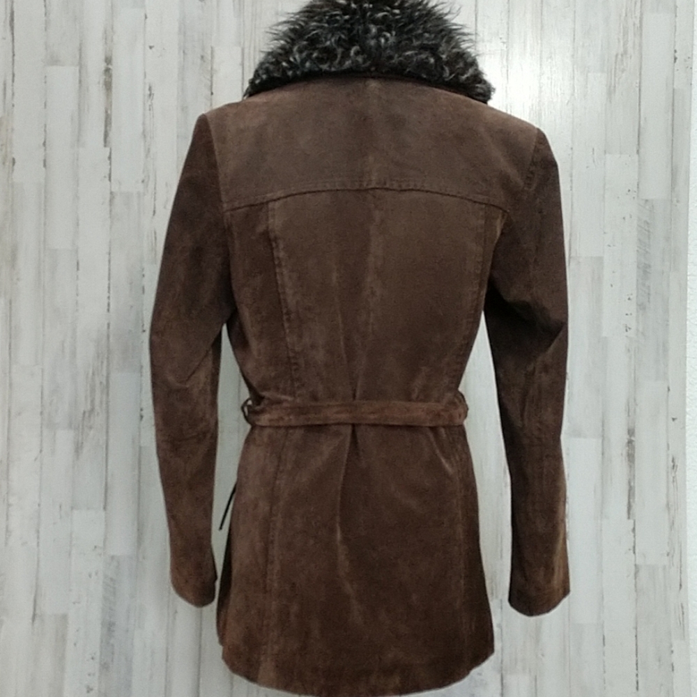 Wilsons Women's Brown Leather Coat - Picture 2 of 8